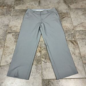 FootJoy FJ Pants Men's 36x30 Gray 4 Pocket Straight Leg Stretch Golf Chino
